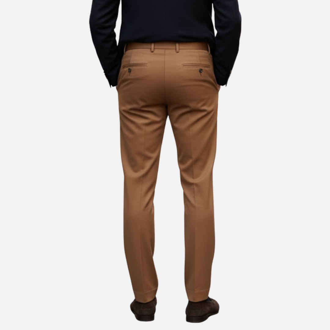 Men’s Classic Tailored Pants  – Slim Fit Formal Pants