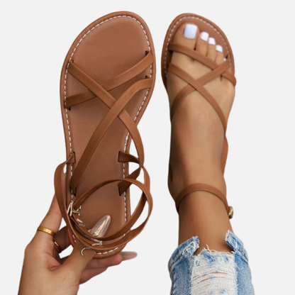 Women’s Elegant Strappy Flat Sandals