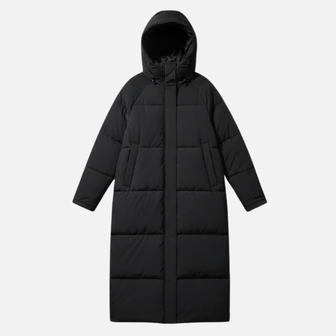Women’s Long Puffer Jacket with Hood