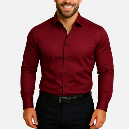 Stretch Shirt – Smart Long Sleeve Business Shirt