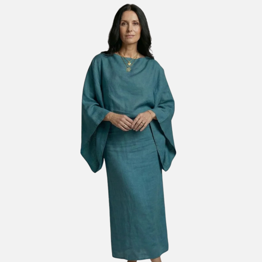 Charlotte | Linen Elegant Maxi Dress