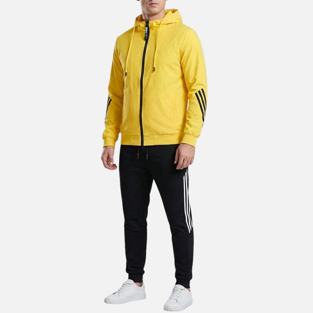 Men’s Athletic Tracksuit Set – Zip Hoodie & Joggers