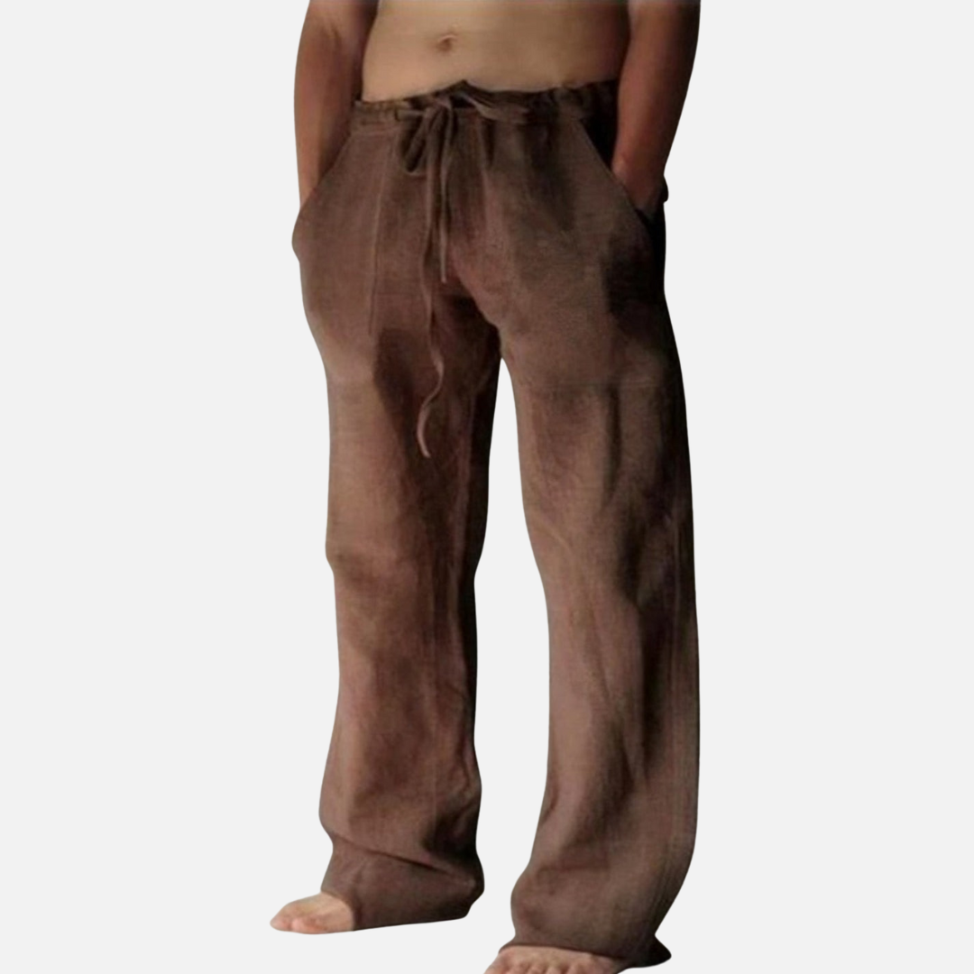 Men’s Relaxed Fit Linen Pants