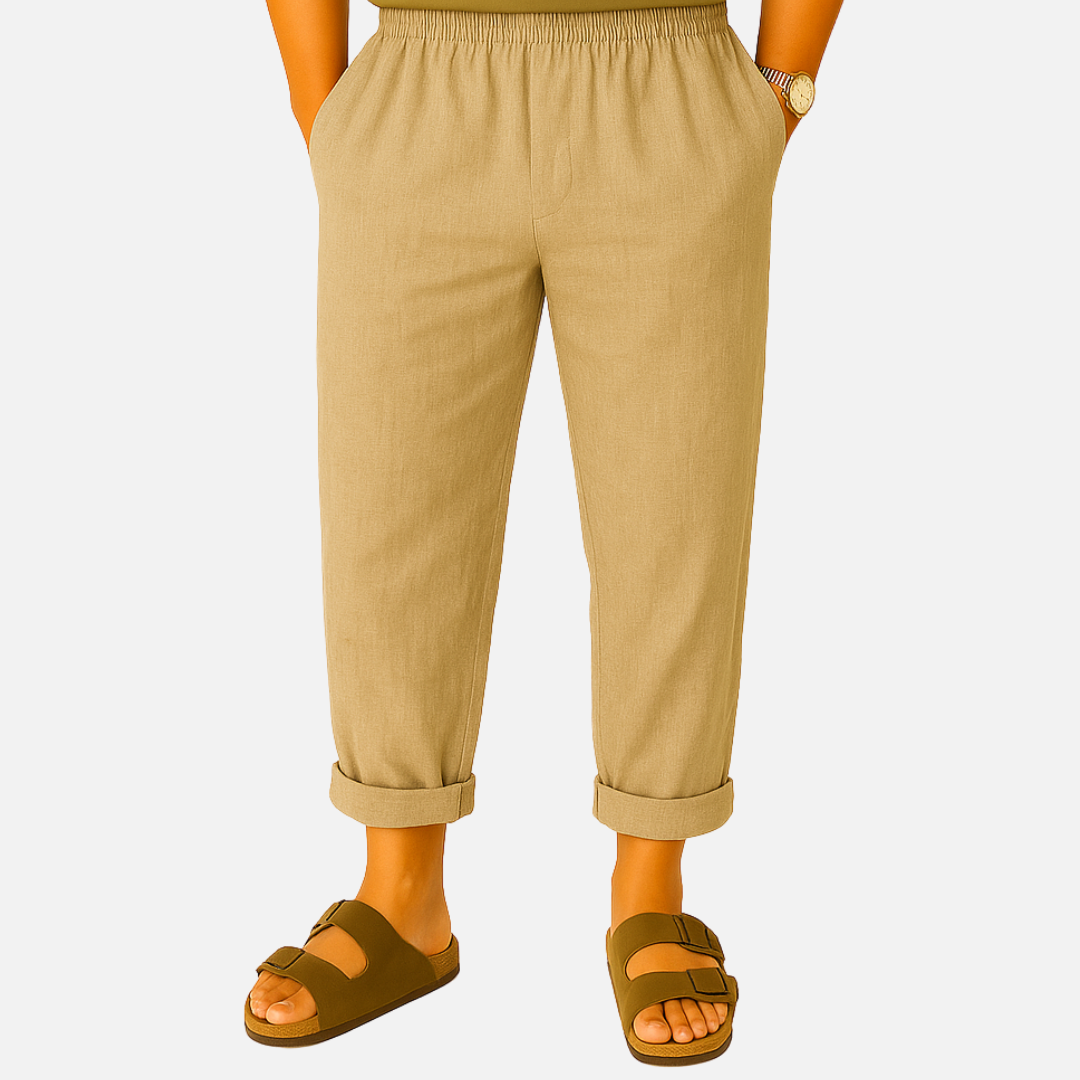 Men’s Breathable Linen Pants – Lightweight Summer Pants