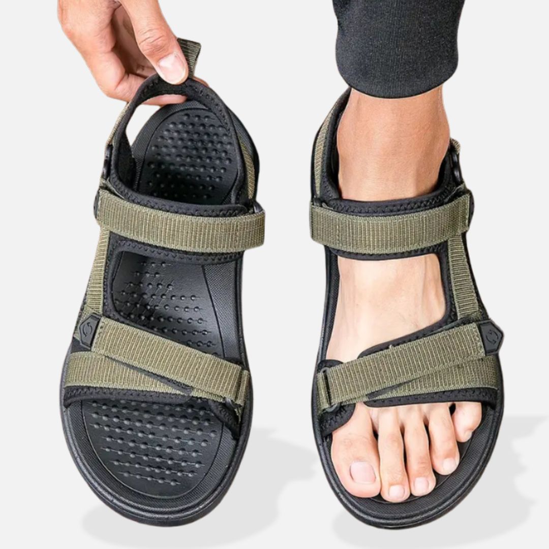 Elara | Men’s Sandals with Velcro Straps