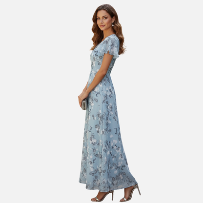 Women’s Elegant Floral Maxi Dress