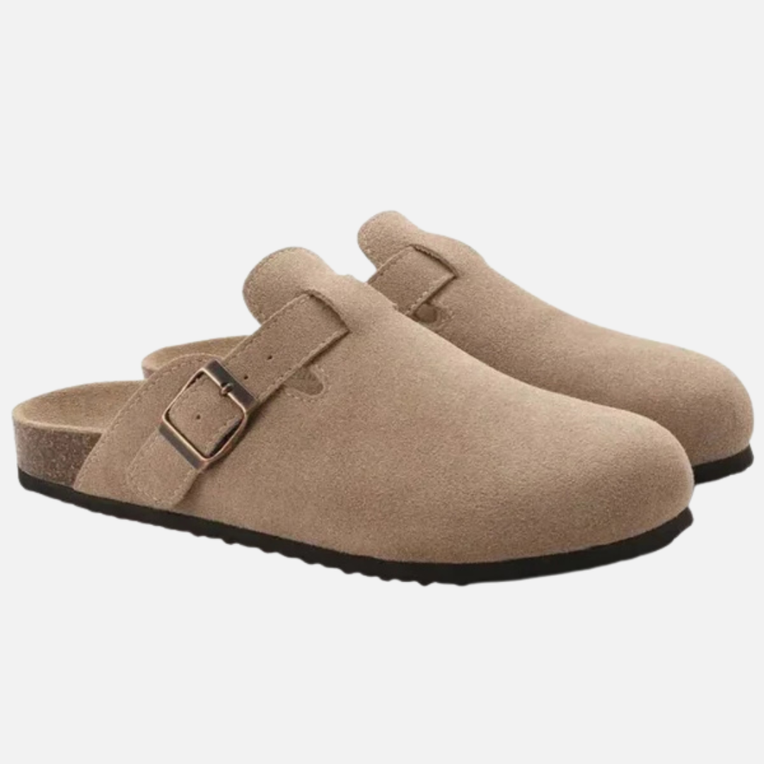 Men's Comfortable Suede Slip-On Clogs Mules