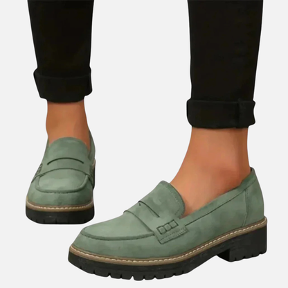 Women's Lug-Sole Penny Loafers