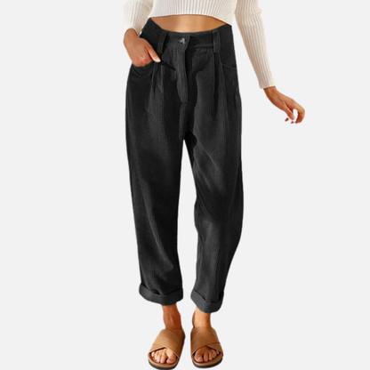 Women’s Wide-Leg Corduroy Pants