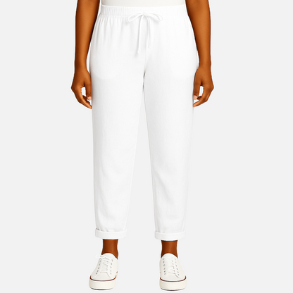Women’ Linen Pants – Lightweight Breathable Pants