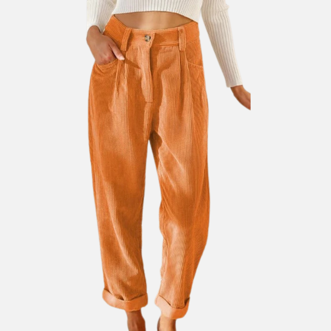 Women’s Wide-Leg Corduroy Pants