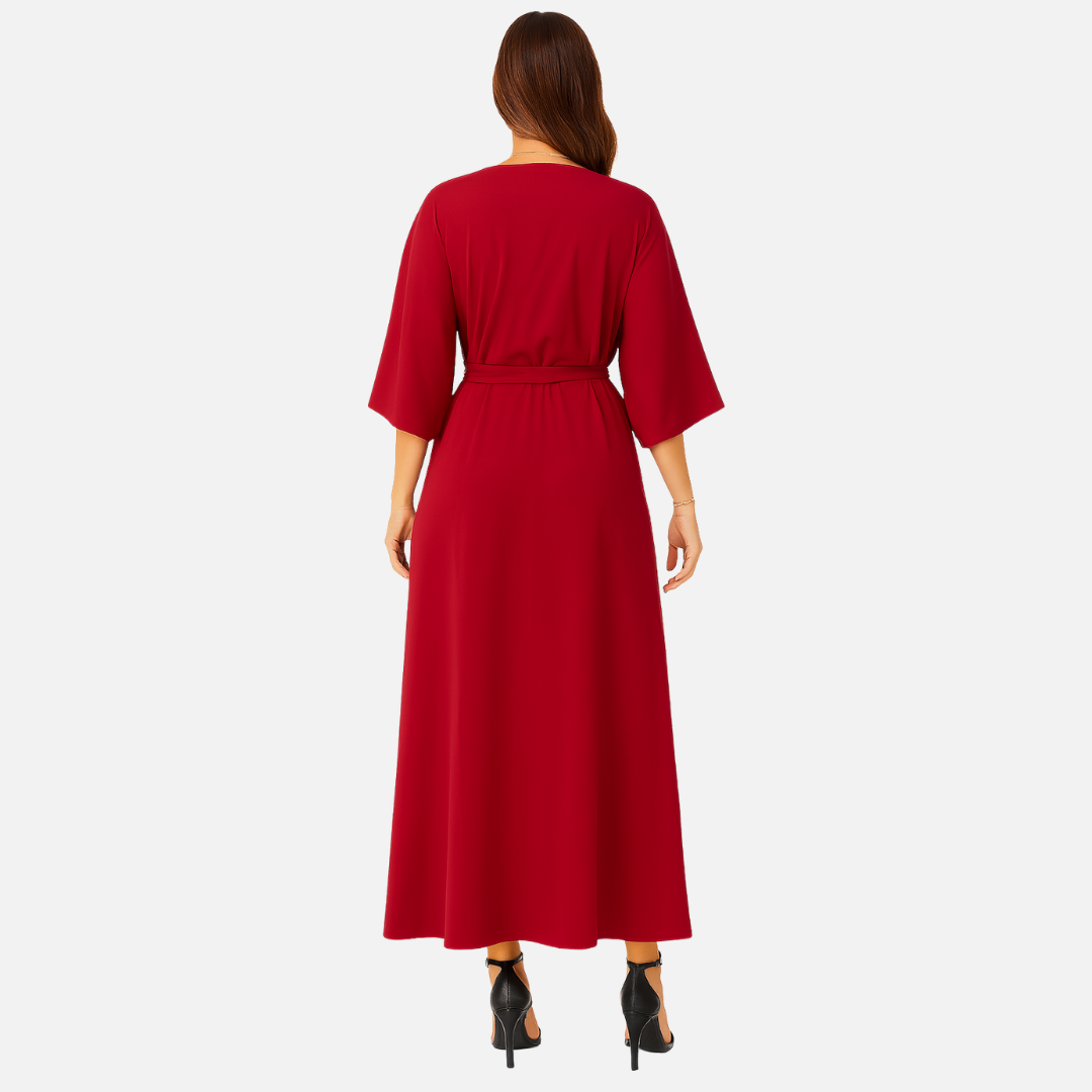 Women’s V-Neck Maxi Dress – Elegant Lightweight Dress