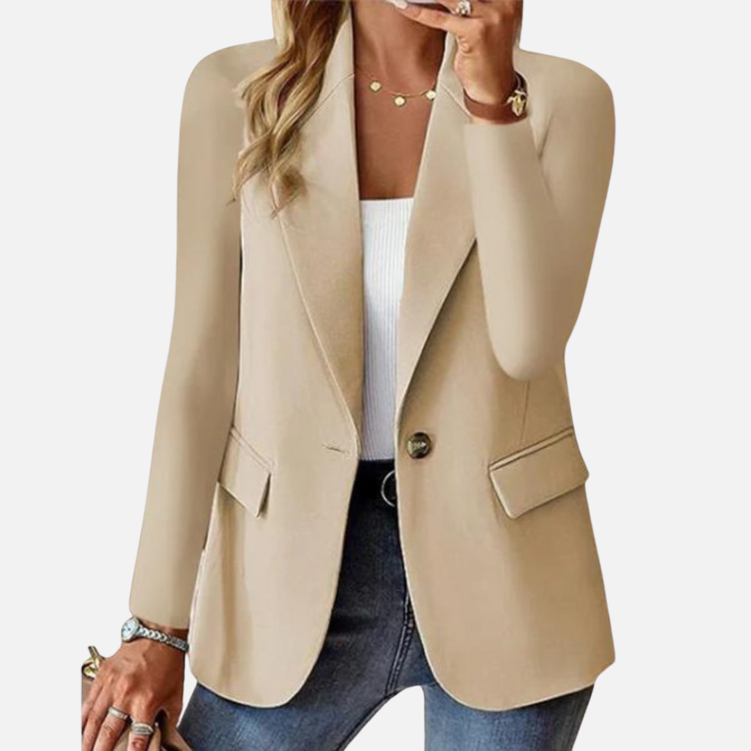 Women’s Tailored Single-Button Blazer