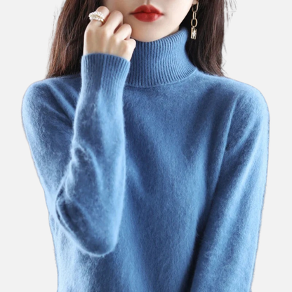 Women’s Soft Turtleneck Knit Sweater
