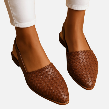 Women’s Woven Flats – Closed Toe Loafers