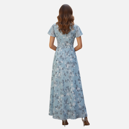 Women’s Elegant Floral Maxi Dress