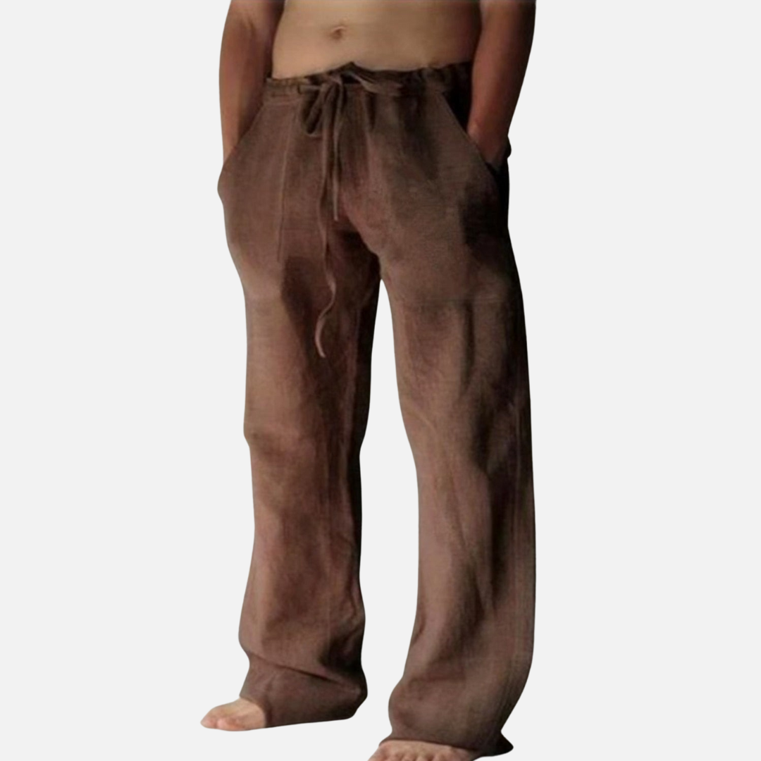 Men’s Linen Drawstring Lounge Pants