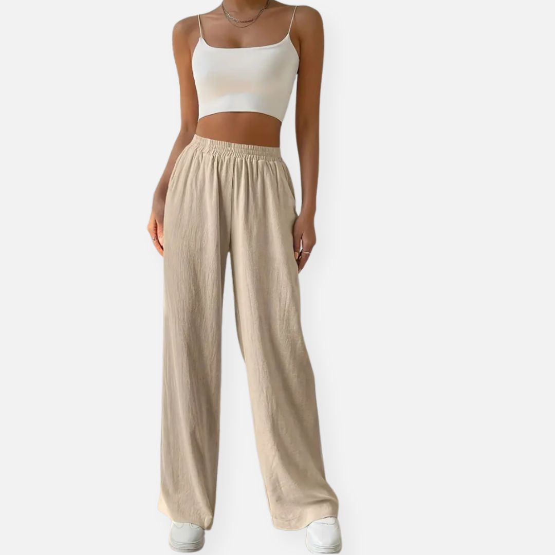 Elara | Women's Trending Wide Linen Pants