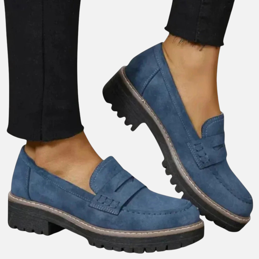 Women's Lug-Sole Penny Loafers