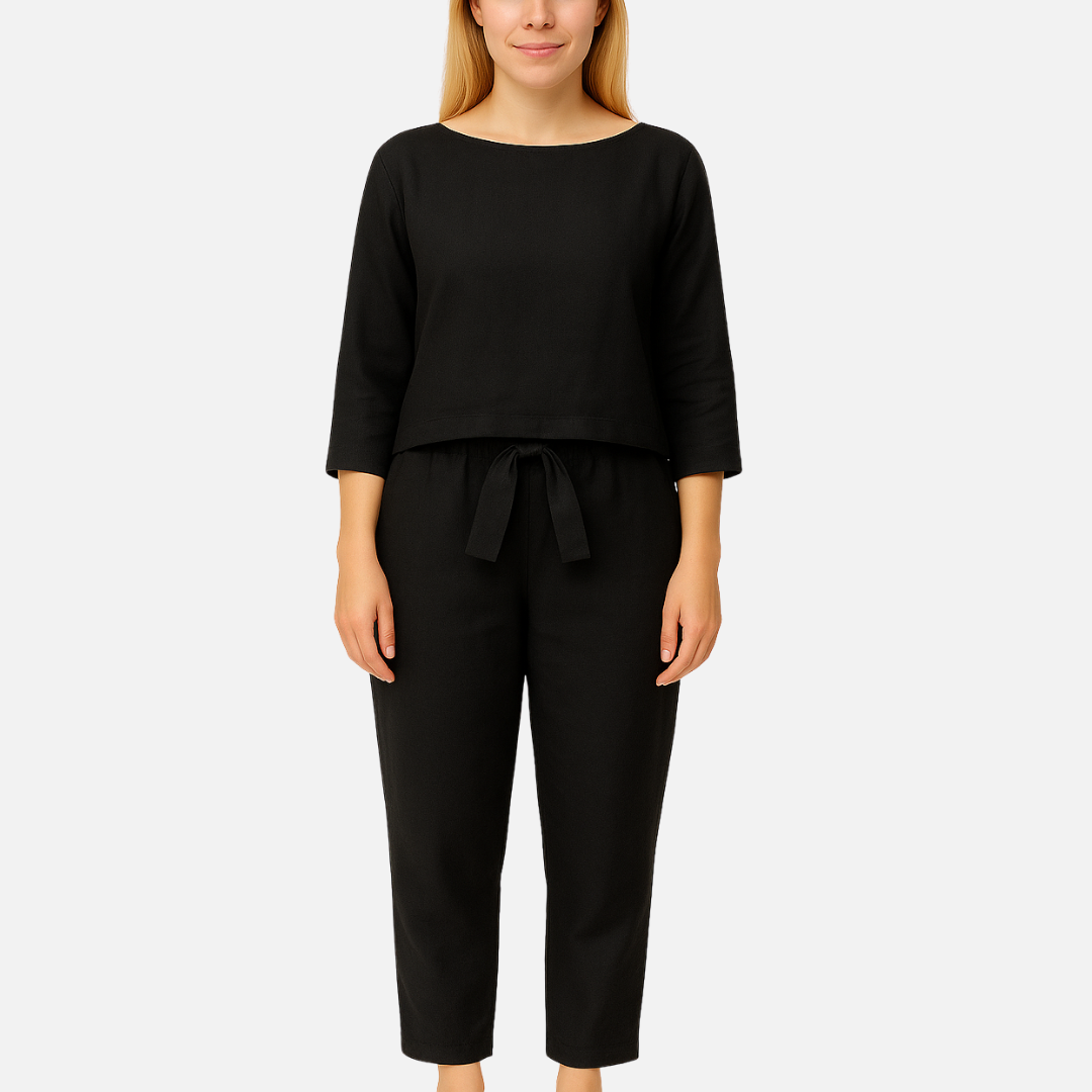 Linen Two Piece Outfit Set