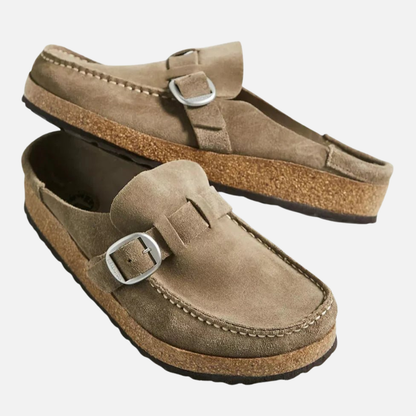 Women’s Comfort Slip-On Suede Mules