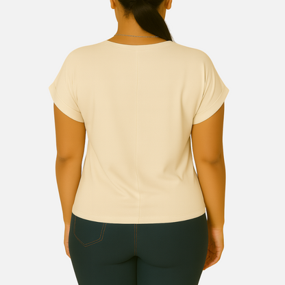 Women’s V-Neck T-Shirt – Slimming T-Shirt