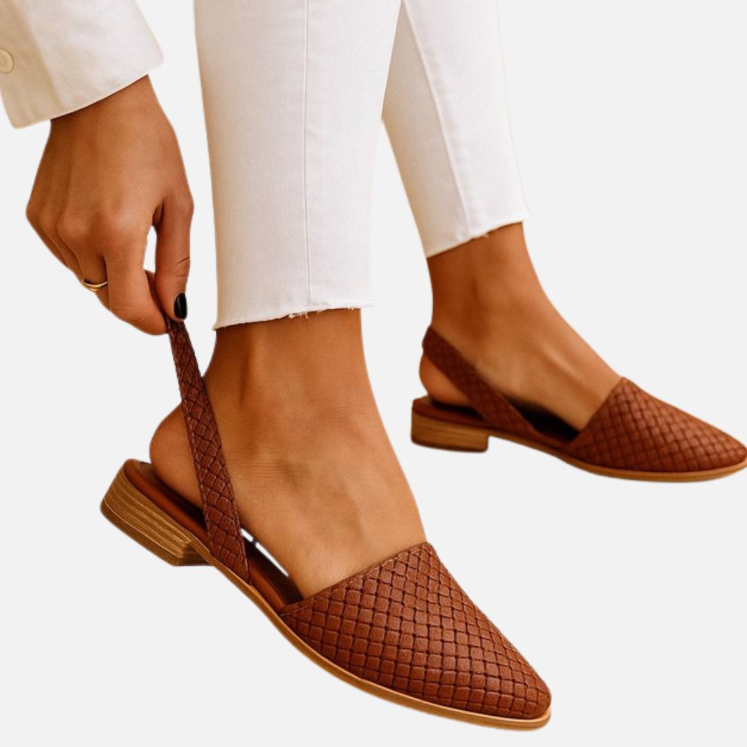 Women’s Woven Flats – Closed Toe Loafers