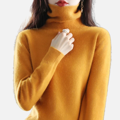 Women’s Soft Turtleneck Knit Sweater