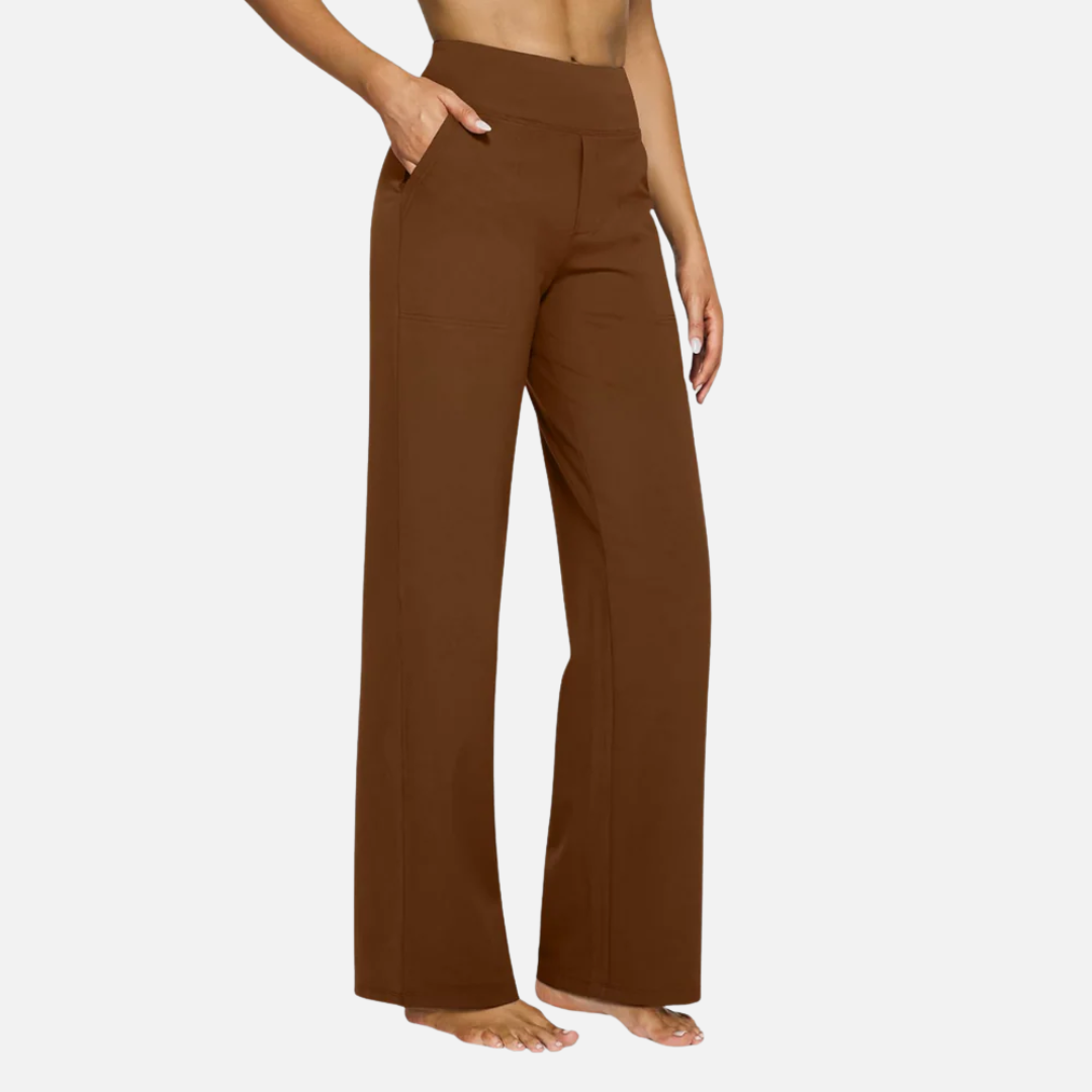 Women's High Waisted Wide-Leg Lounge Pants