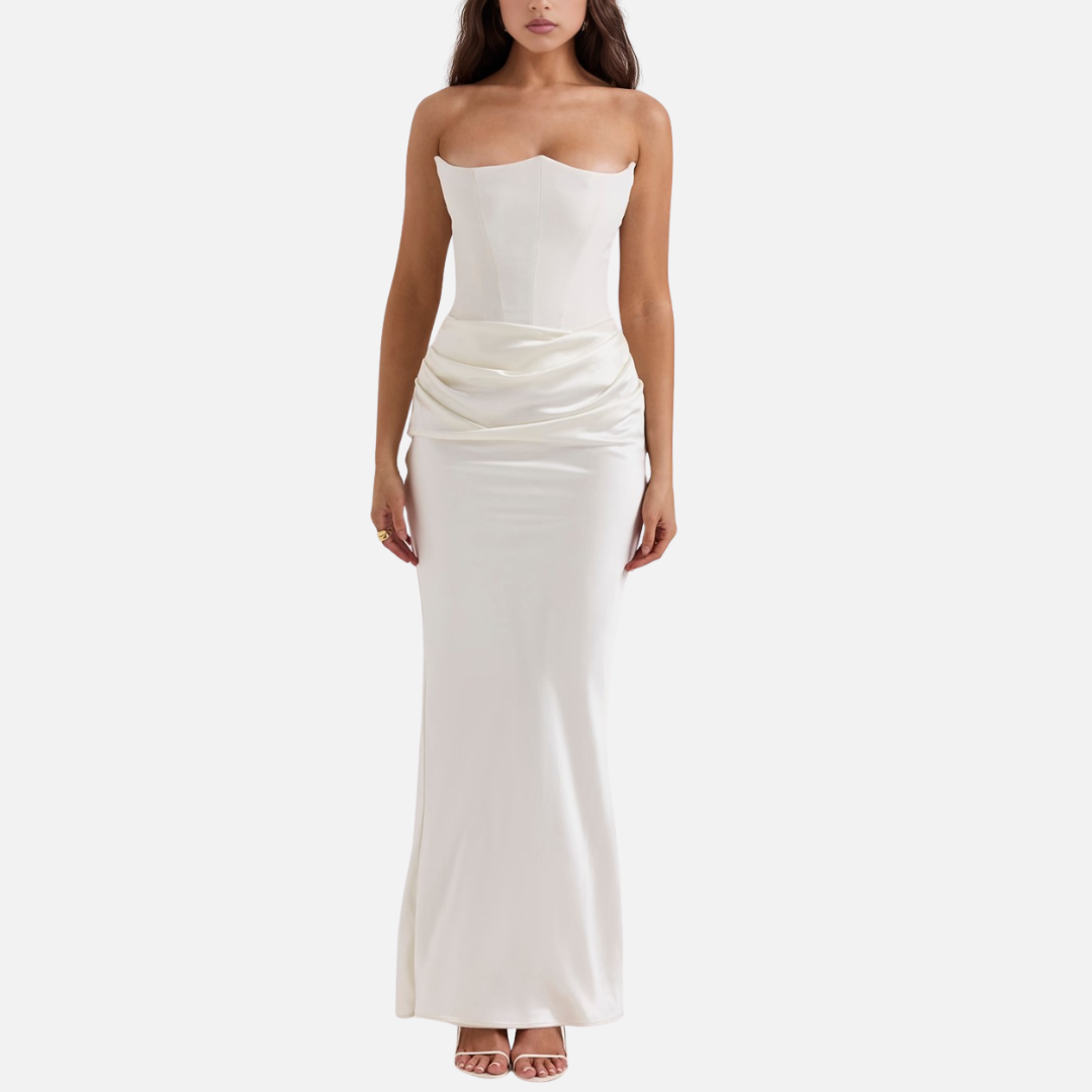 Strapless Maxi Dress for Women – Evening Dress