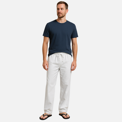Long Linen Pants - Men's Breathable Pants