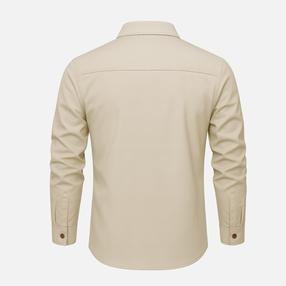 Men’s Cargo Shirt – Long Sleeve Utility Button-Up