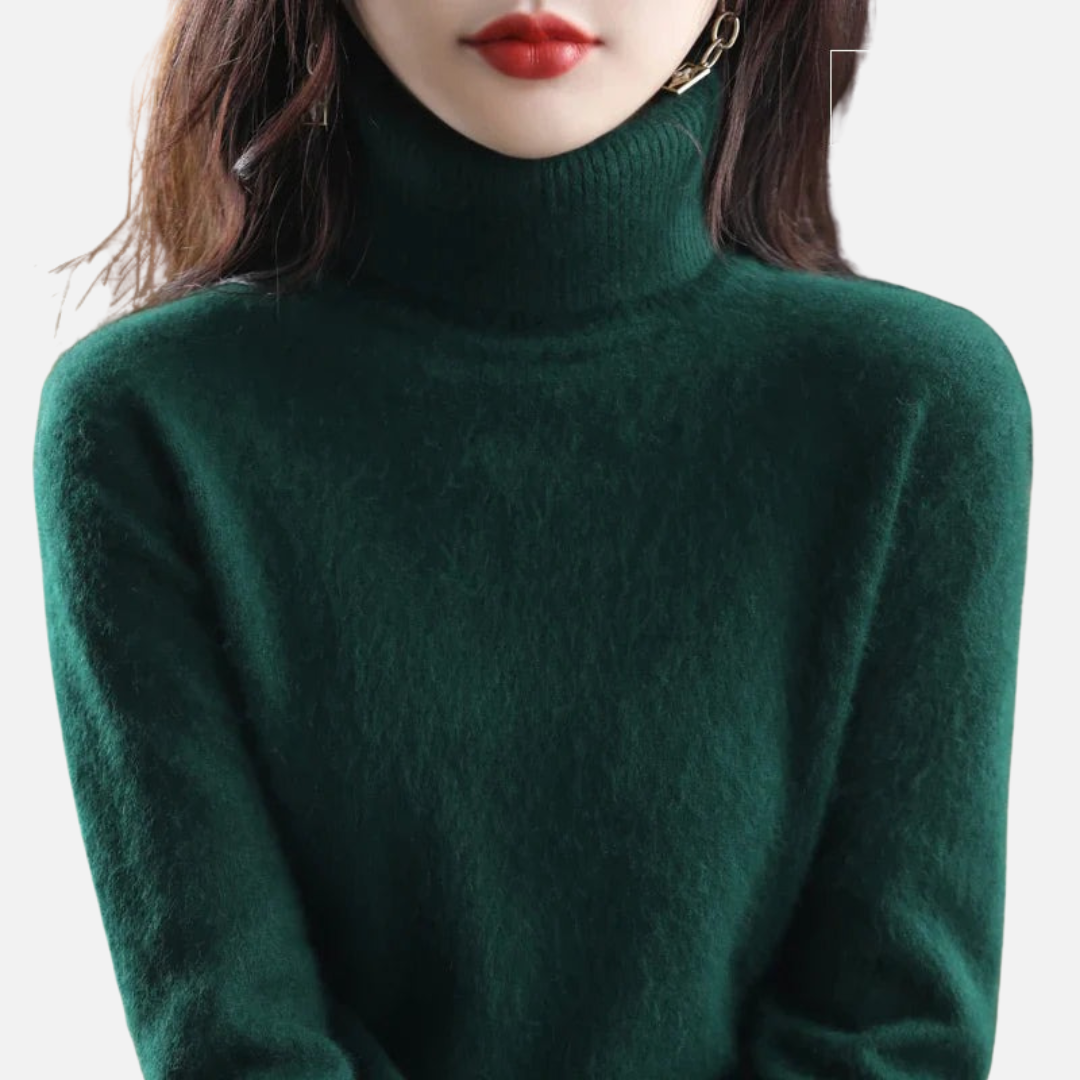 Women’s Soft Turtleneck Knit Sweater