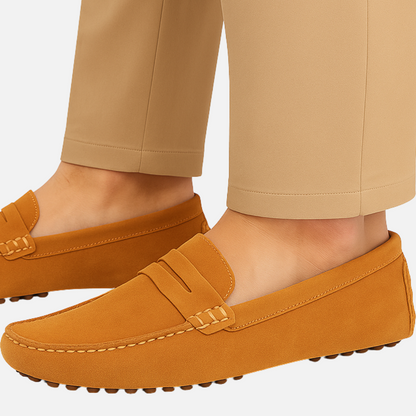Men’s Suede Loafers – Classic Slip On Moccasin Shoes