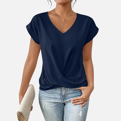 Margot | Women's V-Neck Front T-Shirt