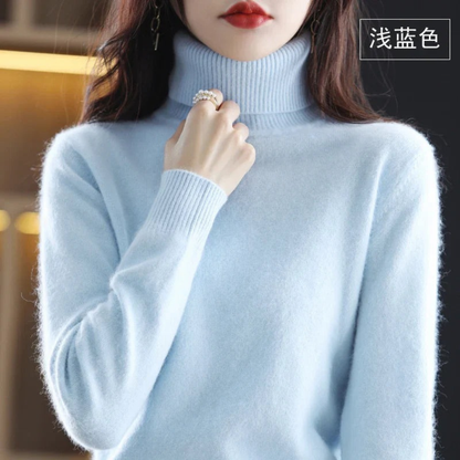 Women’s Soft Turtleneck Knit Sweater