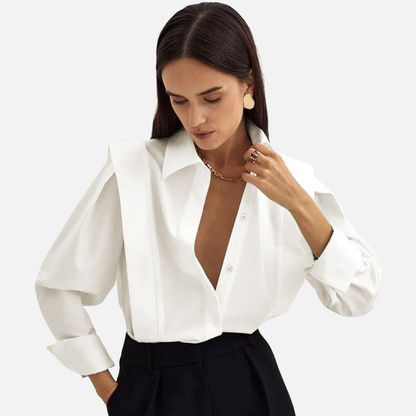 Women's Tailored Satin Shirt
