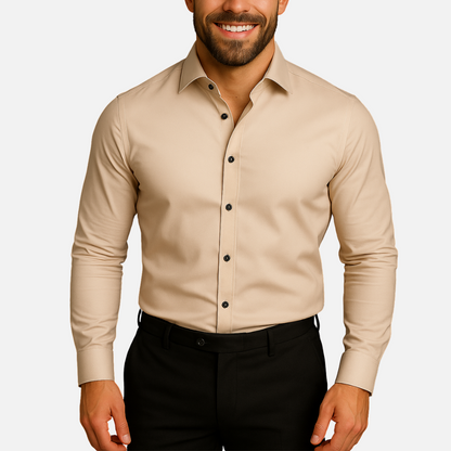 Stretch Shirt – Smart Long Sleeve Business Shirt