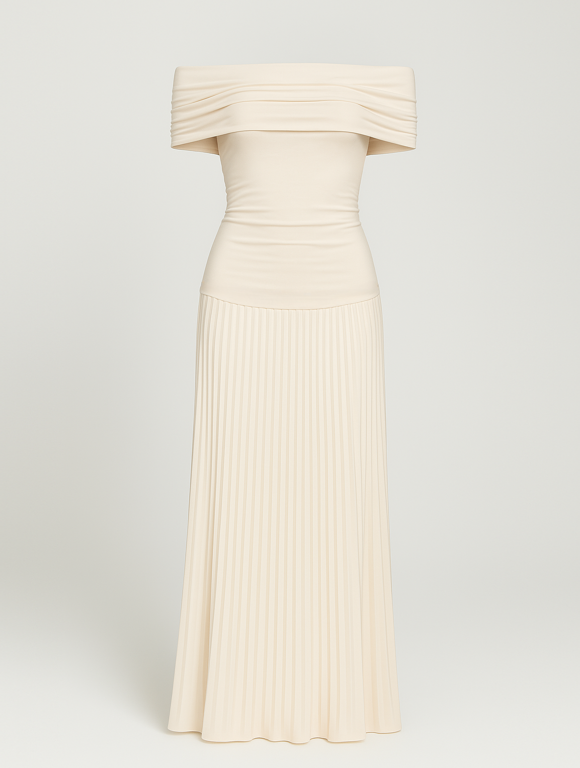 Bella | Women's Wedding Guest Pleated Maxi Dress 3