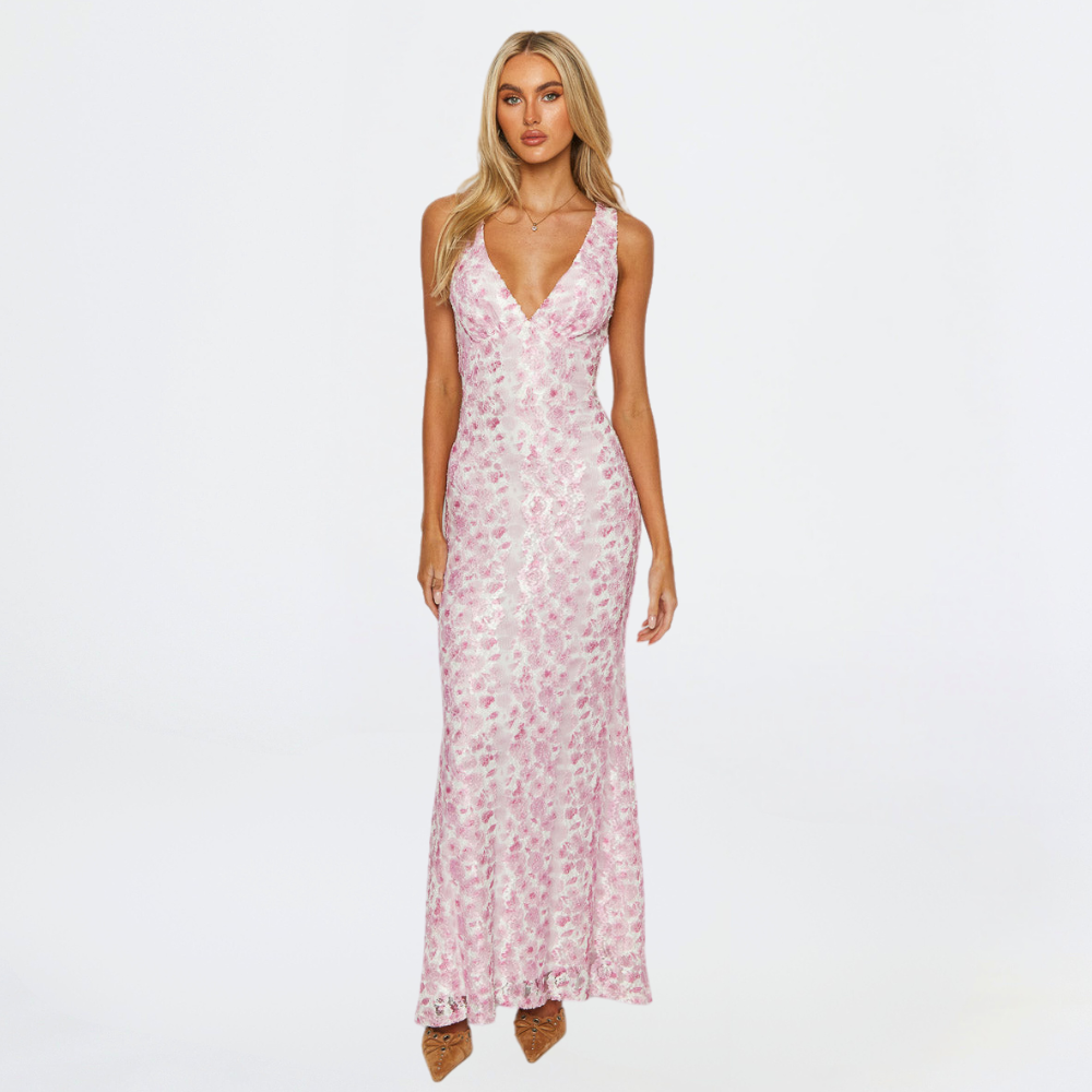 Blair | Women’s Floral Wedding Guest Dress 0
