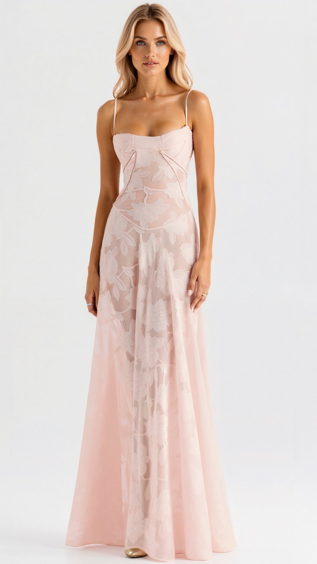 Caroline | Women’s Wedding Guest Slip Maxi Dress 3