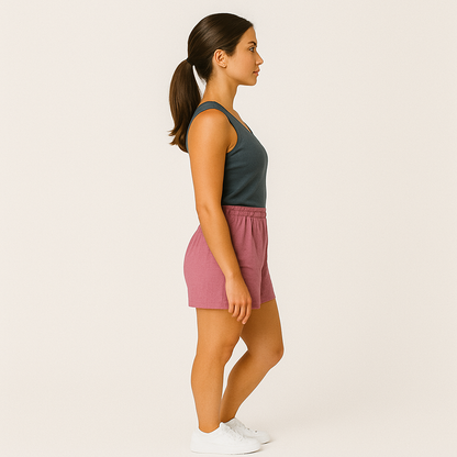 Women’s Linen Shorts - Casual Breathable Shorts