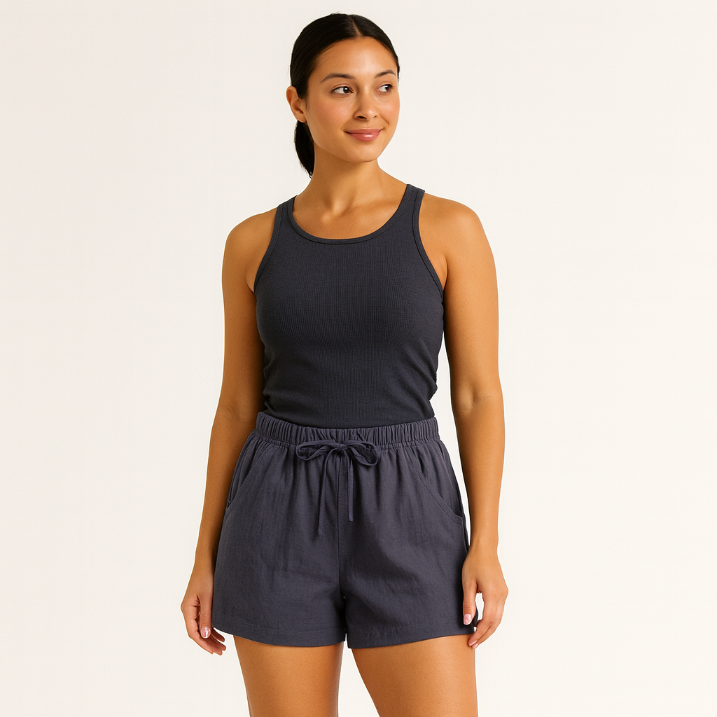 Women’s Linen Shorts - Casual Breathable Shorts
