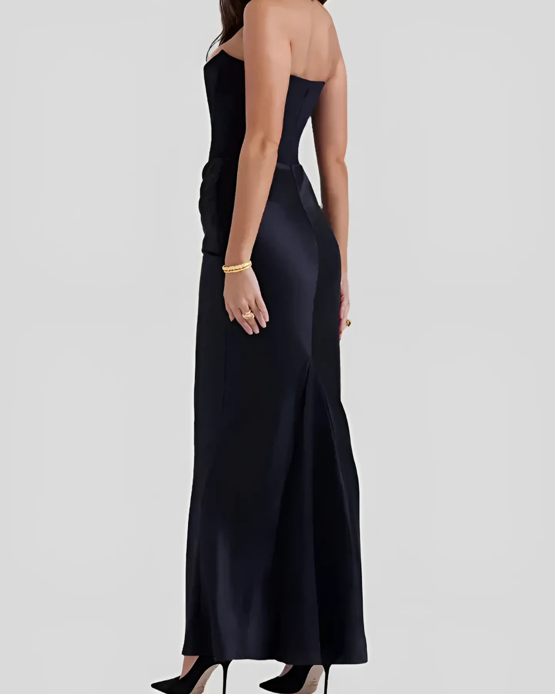 Claire | Women’s Wedding Guest Draped Maxi Dress 3