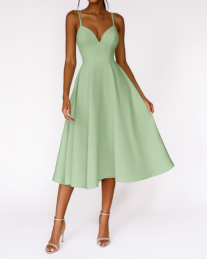 Daisy | Women Wedding Guest Strappy Midi Dress 5