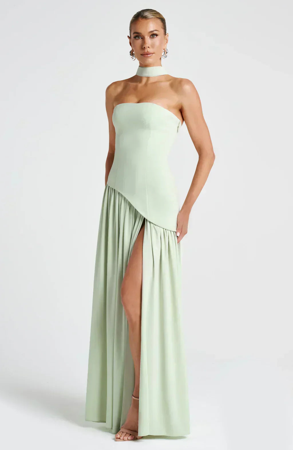 Emily | Women Wedding Guest Asymmetric Maxi Dress 7