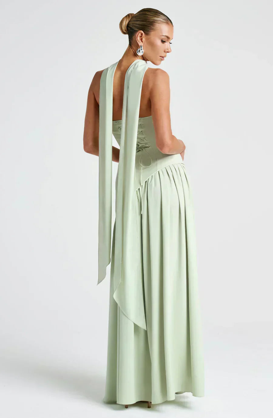 Emily | Women Wedding Guest Asymmetric Maxi Dress 8