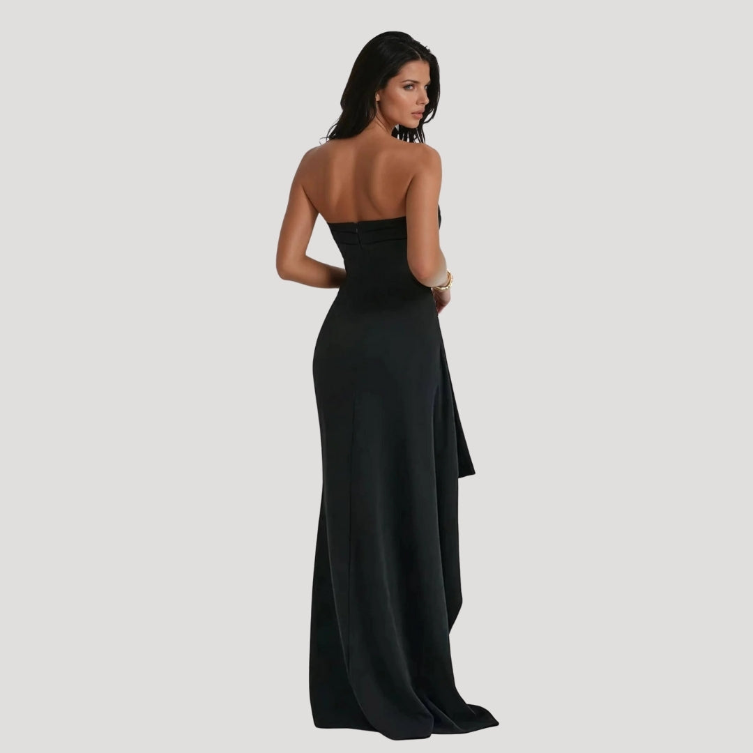 Emma | Women’s Wedding Guest Strapless Maxi Dress 2