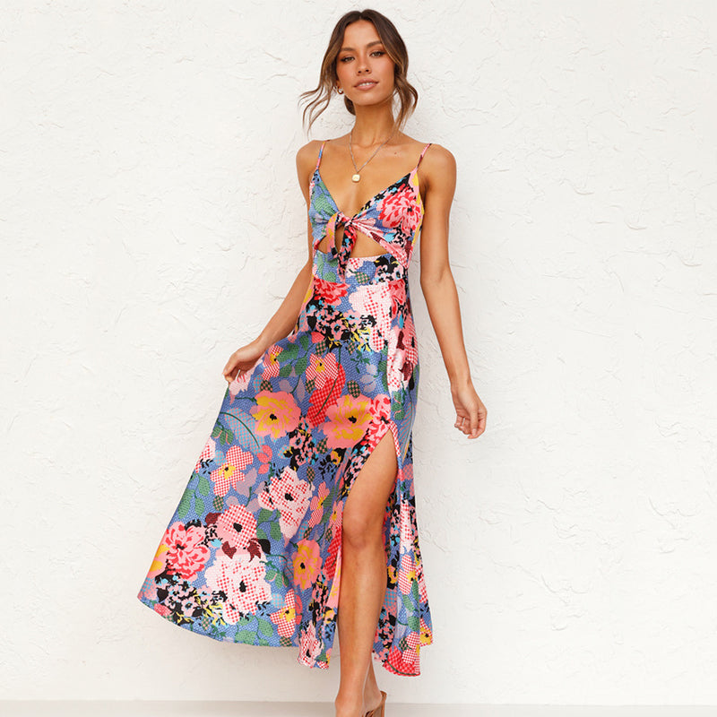 Faith | Women’s Wedding Guest Printed Maxi Dress 3