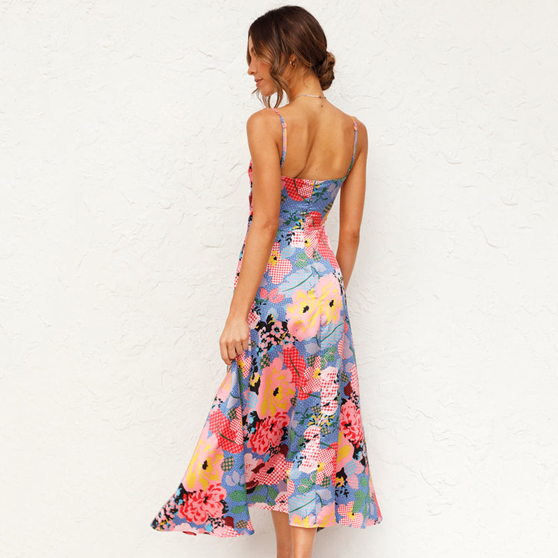 Faith | Women’s Wedding Guest Printed Maxi Dress 4